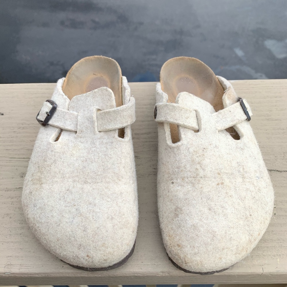 Birkenstock wool clogs size 35
